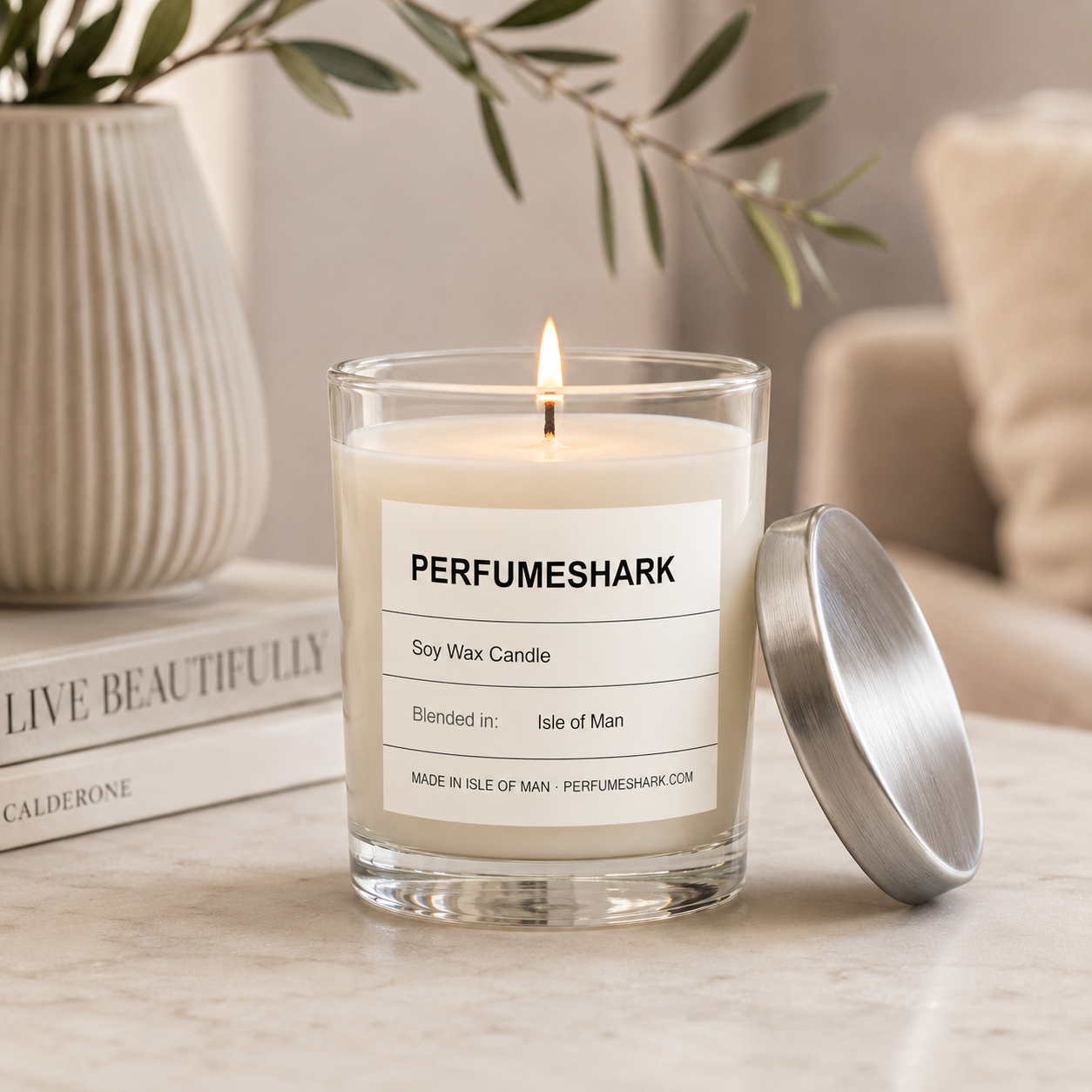 Sea Salt & Oud Candle Dupe  - With Similar Fragrant Notes to Tom Ford Oud Minerale